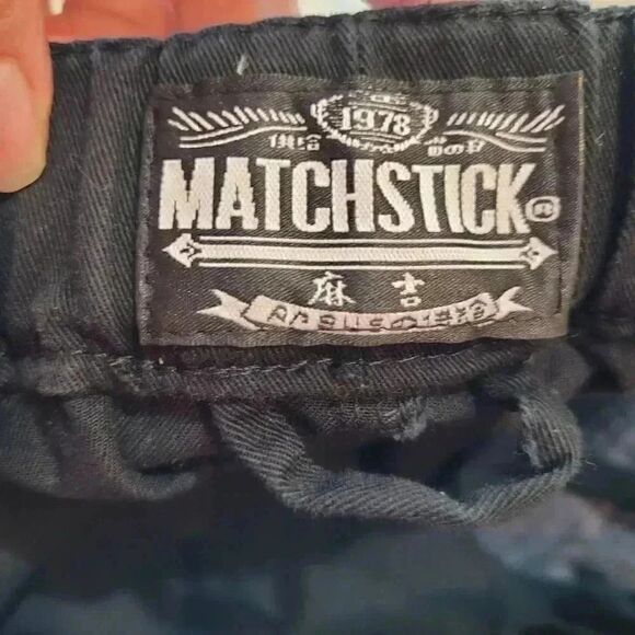 Matchstick 1978 Drawstring Pants Black Size XXXL/40 Elastic Waist - Picture 5 of 5